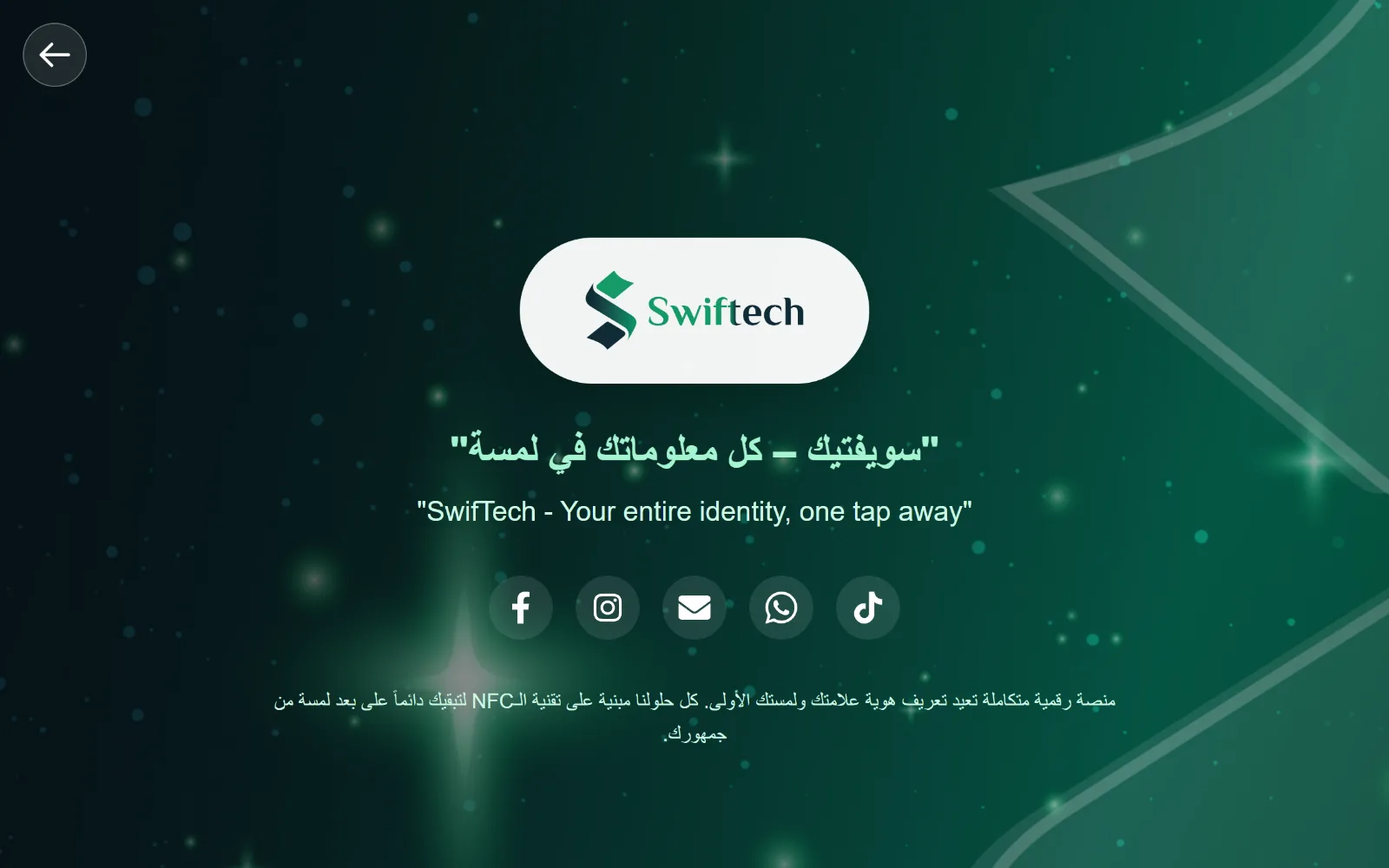 Swiftech NFC business cards
